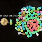 50x Glow In The Dark Pebbles Stones Luminous Garden Walkaway Tank Aquarium Fish
