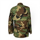 Vintage 1995 Military Jacket Shirt Medium Xlong Camo Woodland Combat Bdu Ripstop