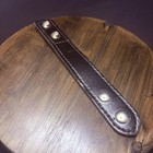 Belt Keeper W  Hidden Handcuff Key Hk-11 Hide-a-keyper Black Leather Chrome Snap