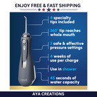 Waterpik Cordless Water Flosser - Rechargeable  Portable  Ada Accep Advanced 2 0