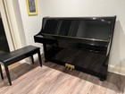 Upright Piano - Essex  Polished Black  Perfect Condition 