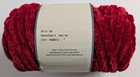 Yarn Bee Chunky Knit Velvet Yarn -  04 Red - Polyester - One Skein