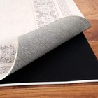 Aboron Memory Foam Non Slip Rug Pads 1 2    Thick Under Rug Mat Cushioned Carpet
