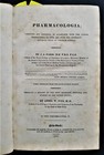 1825 Antique Pharmacologia Materia Medical Leather Quack Medicine V2 A-z Rowell