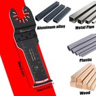 Vearter 7pcs 1-1 4   Bi-metal Oscillating Multi Tool Saw Blade Set Metal Cutter