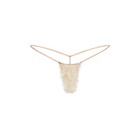 Skims Faux Hair Micro String Thong Sienna Blonde Curly Size S Small Ships Today