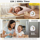 Visual Timer For Kids     60min 12h Rainbow Magnetic Timer For Classroom  Recharge