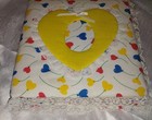 Vintage Heart Balloon Fabric Lace Photo Album   Scrapbook 64 Double Sided Pages