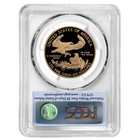 2010-w Proof  50 American Gold Eagle 1 Oz Pcgs Pr70dcam Fs Flag Label