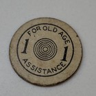 Oklahoma Sales Tax Token 1 Mill  for Old Age Assistance  Circulated