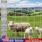 Farm Fence 4 5 6ft X 328ft 4 5ft X 164ft Galvanized Cattle Animals Protection
