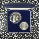 1992 Israel 2x Coin Proof Set Lot b2930 Silver  With Case   C o a 