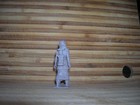 Marx 1953 Camp Indian Squaw With Papoose 60mm Playset Figure Toy Grey