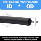 Black Smooth Nitrile Rubber Tube Id 2-25mm Fuel Petrol Diesel Oil Tube Hose Pipe