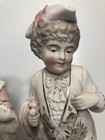 Lot Of 2 Antique Probably 1900s German Porcelain Figurines Pair