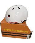Pro-tec Classic Skate Helmet Gloss White Caballero Xl Item  21106006