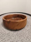 Turned Carved  Acacia Wood Bowl Small 5in