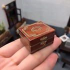 Doll Accessorie Dollhouse Miniature Wooden 1 12 Scale Vintage Luxury Jewelry Box