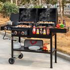 Royal Gourmet 2-burner Gas And Charcoal Combo Grill With Side Burner