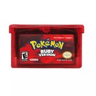 Game Card Ruby  Sapphire  Emerald  Fire Red  Leaf Green For Pokemon Gba
