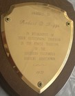 1973 Southern California Robbery Association Award Plaque To Prison Employee