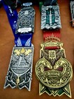 Lord Of The Rings Conqueror Challenge Medal Complete Set Of 8 With Ring  - Mint