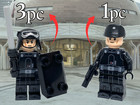 4 Custom Imperial Army Riot Trooper Minifigures  andor  - Star Wars Lego