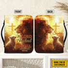 Personalized Jesus Lamb Cross Lion Of Judah Bible Cover The Lord Is My Shepherd