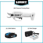 Hart 20-volt Pruning Shears  1  2 0 Ah Lithium-ion Battery