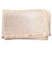 Carter   s Pink Plush Baby Crib Blanket Little And Loved Satin Trim Security 40x30