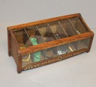 Antique Country Store Flexo Arm Bands Advertising Counter Top Showcase
