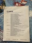 Canon Eos Rebel X S Rebel X Camera Guide Original Instruction Manual 1993  m 