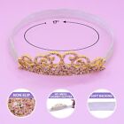 4glitter Tiara Headbands For Girls elastic Princess Crown Hair Bands For Toddler