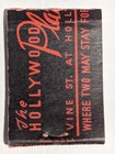 Vintage Matchbook The Hollywood Plaza Hotel Free Shipping