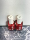 Essie Not Red-y For Bed  490  Nail Lacquer Nail Polish Lot Of 2 Read Description