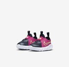 Infant toddler Nike Flex Runner 2 Size 6c Dark Obsidian white lime Green New