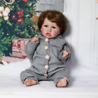 22in Real Life Reborn Baby Dolls Girl Vinyl Silicone Newborn Doll Handmade Gift