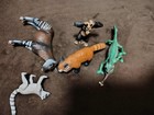 Lot 5 Schleich Chimpanzee Okapi Lemur Safari Ltd Red Panda Chameleon Lizard