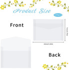 100 Pcs Glassine Envelopes  7x10cm   3 9 X 2 7 Inches Clear For Seeds  Coin