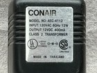 Wall Wart  Ac dc Adapter  Conair Model Aec-4112   12vdc 400ma