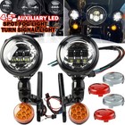 4 5  Led Auxiliary Spotlight Passing Light For Harley Street Glide Flhxs 2014-23