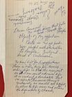 Vincent Price Handwritten Remarks On Life Purch  From Vincent Price Estate 25n