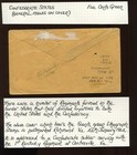 Confederate States 1 Used Stamp On Cover With Nice Cancel  cv 913 