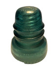 Hemingray Insulator Glass Vintage No 40 Usa Blue Green  cd152 Telegraph Railroad