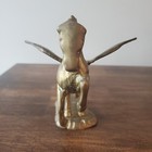 Vintage Solid Brass Pegasus Winged Horse With Base Figurine
