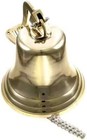 Large Nautical Brass Ship s Boat Bell 11  Solid Antique Maritime Wall Decor Gift