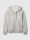 Relaxed Logo Zip Hoodie