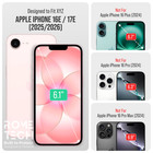 For Apple Iphone 17e   16e Tempered Glass Screen Protector  3 Per Pack 
