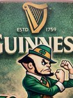 Guinness Beer Metal Sign - Notre Dame University Fighting Irish Stout