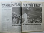 New York Yankees Daily News 1999 Team Of The Century Parade Special Newspaper
